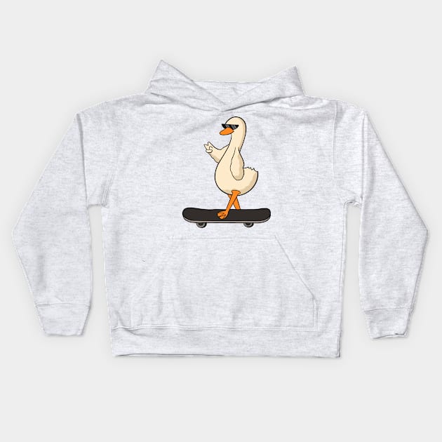 The cool duck Kids Hoodie by MaryJsi